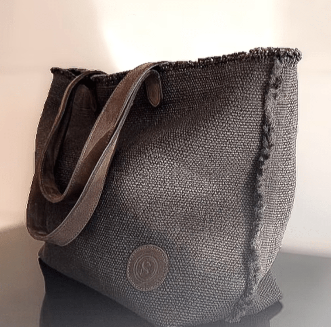 SB - Sac à main laine et lin - Hand Bag - boutique décoration Montreal