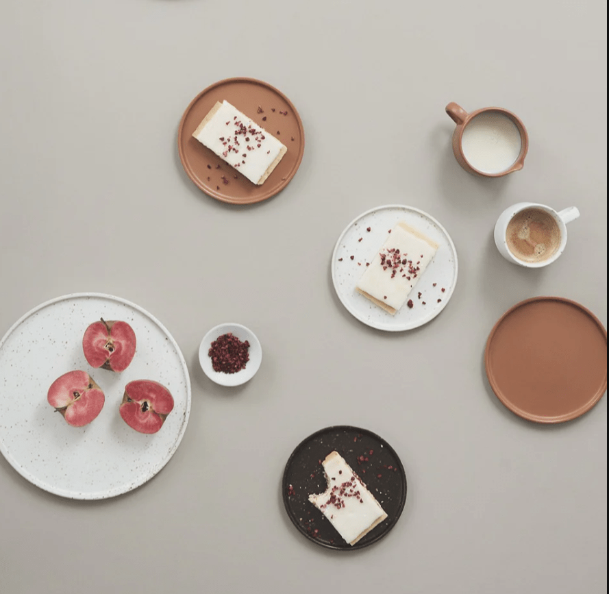 Set de 2 assiettes - Caramel - boutique décoration Montreal