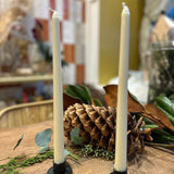 Set de 2 Chandelles - Neige - boutique décoration Montreal