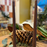 Set de 2 Chandelles - Variations Brun - boutique décoration Montreal