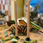 Set de 2 Chandelles - Variations Brun - boutique décoration Montreal