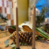 Set de 2 Chandelles - Variations Brun - boutique décoration Montreal