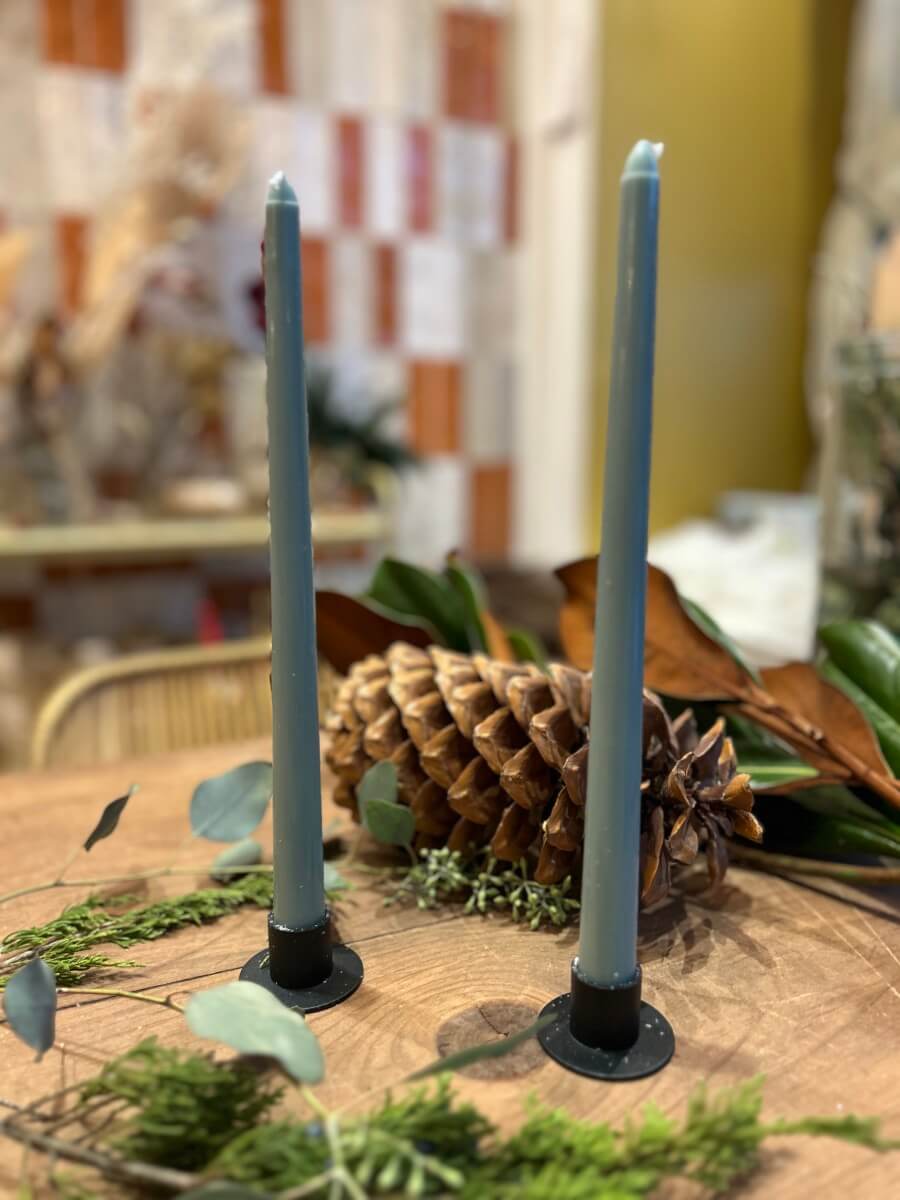 Set de 2 Chandelles - Variations de Vert - boutique décoration Montreal