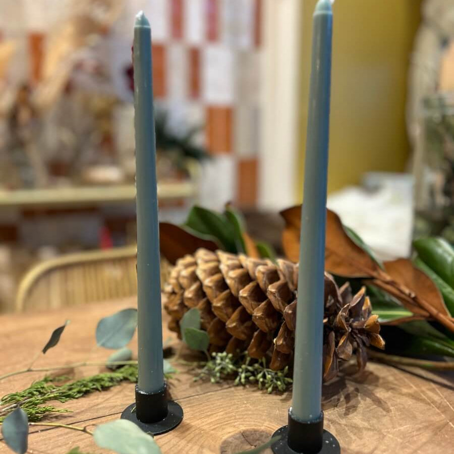 Set de 2 Chandelles - Variations de Vert - boutique décoration Montreal