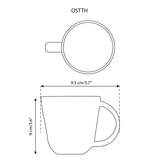 Stoneware Coffee Mug | Osun 10 oz - Set of 4 - Cup - boutique décoration Montreal