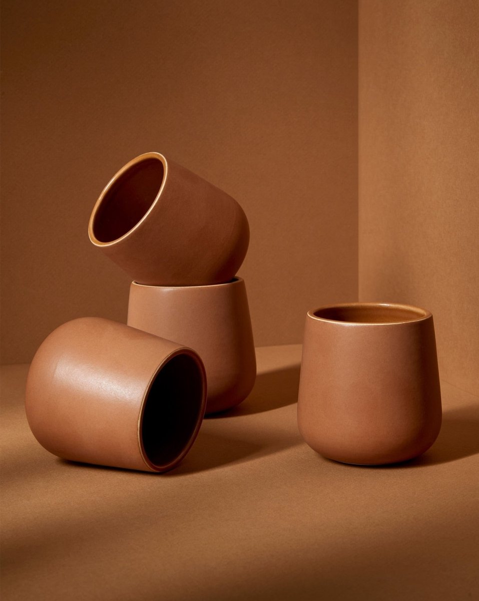Stoneware Coffee & Tea Cup | Edan 7.5 oz - Set of 4 - Cup - boutique décoration Montreal