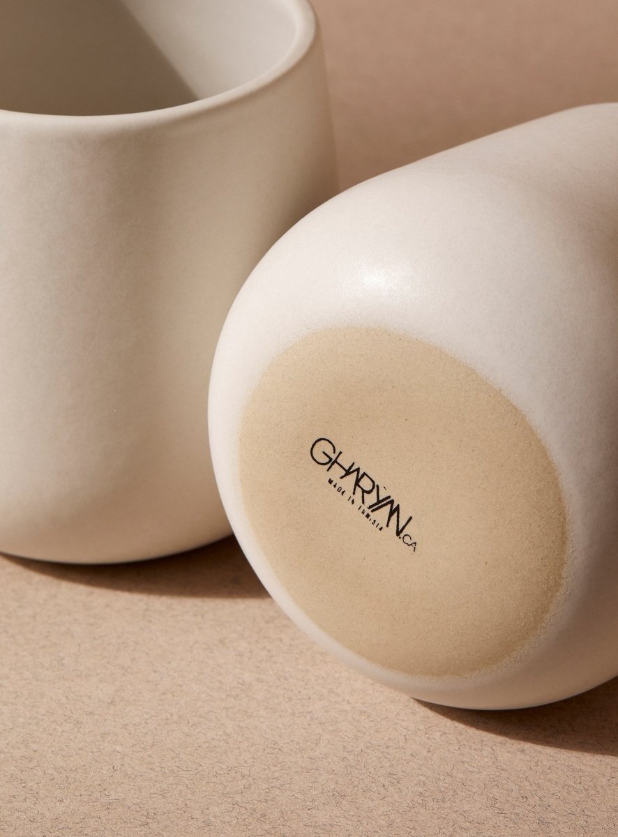 Stoneware Coffee & Tea Cup | Edan 7.5 oz - Set of 4 - Cup - boutique décoration Montreal