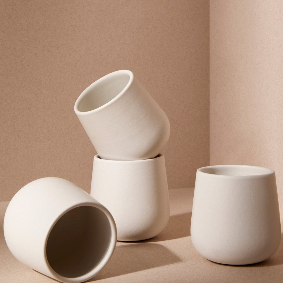 Stoneware Coffee & Tea Cup | Edan 7.5 oz - Set of 4 - Cup - boutique décoration Montreal