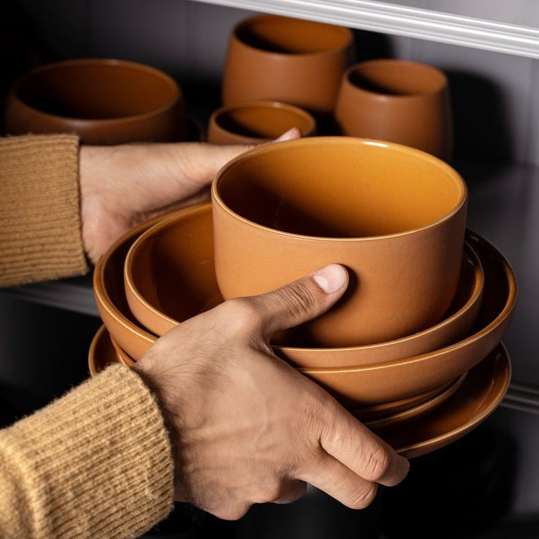 Stoneware Dinner Bowl | Youlha 25 oz - Set of 4 - Bowl - boutique décoration Montreal