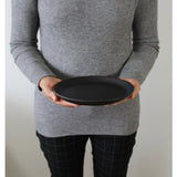 Stoneware Flat Dessert Plate | Epa 7.9" - Set of 4 - Plate - boutique décoration Montreal