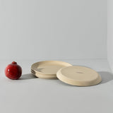Stoneware Flat Dessert Plate | Epa 7.9" - Set of 4 - Plate - boutique décoration Montreal