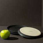 Stoneware Flat Dessert Plate | Epa 7.9" - Set of 4 - Plate - boutique décoration Montreal