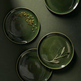 Stoneware Flat Salad/Dinner Plate | Edan 9.4" - Set of 4 - Plate - boutique décoration Montreal