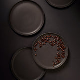 Stoneware Flat Salad/Dinner Plate | Edan 9.4" - Set of 4 - Plate - boutique décoration Montreal