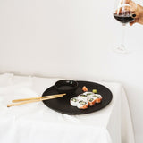 Stoneware Flat Salad/Dinner Plate | Edan 9.4" - Set of 4 - Plate - boutique décoration Montreal