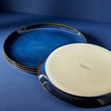 Stoneware Flat Salad/Dinner Plate | Edan 9.4" - Set of 4 - Plate - boutique décoration Montreal