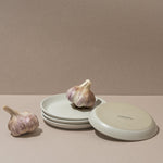 Stoneware Flat Side Plate | Edan 5.9" - Set of 4 - Plate - boutique décoration Montreal