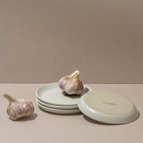 Stoneware Flat Side Plate | Edan 5.9" - Set of 4 - Plate - boutique décoration Montreal