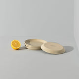Stoneware Flat Side Plate | Edan 5.9" - Set of 4 - Plate - boutique décoration Montreal
