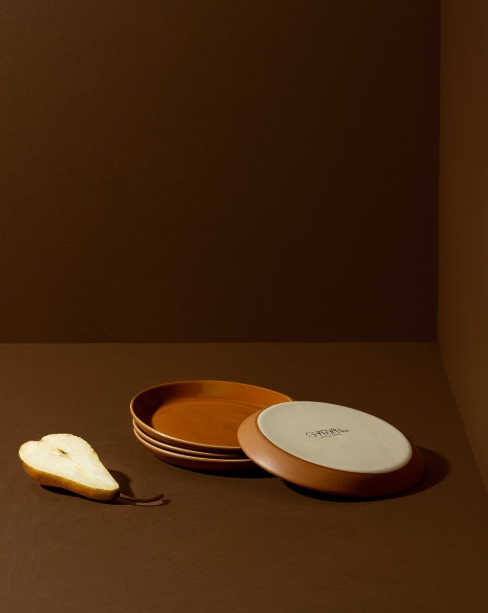 Stoneware Flat Side Plate | Edan 5.9" - Set of 4 - Plate - boutique décoration Montreal
