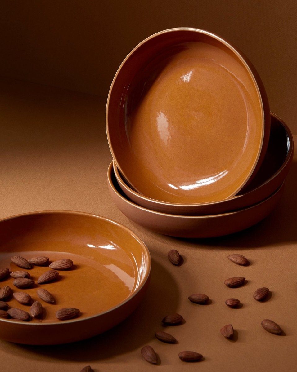 Stoneware Pasta Plate | Youlha 7.9" - Set of 4 - Coupelle - boutique décoration Montreal