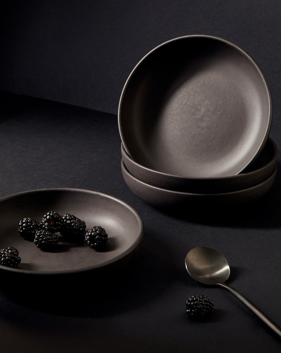 Stoneware Pasta Plate | Youlha 7.9" - Set of 4 - Coupelle - boutique décoration Montreal