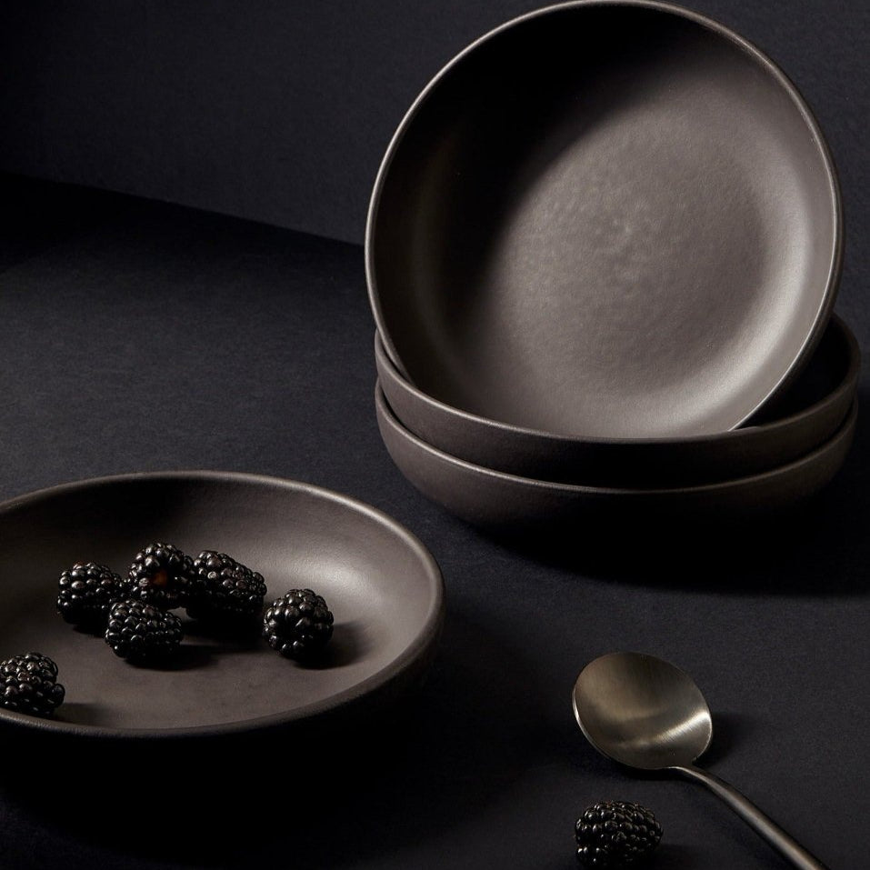 Stoneware Pasta Plate | Youlha 7.9" - Set of 4 - Coupelle - boutique décoration Montreal