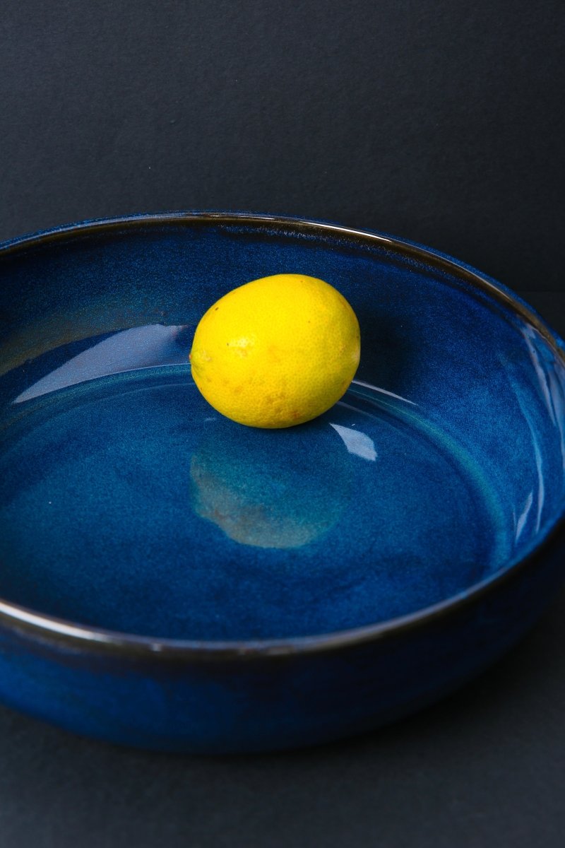 Stoneware Shallow Serving Bowl | EWA 60 oz - Saladier - boutique décoration Montreal