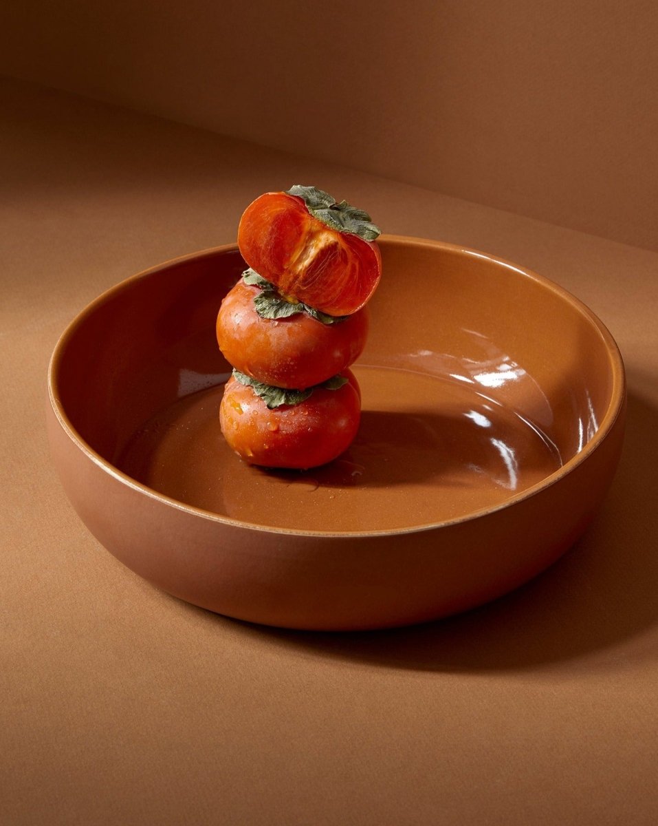 Stoneware Shallow Serving Bowl | EWA 60 oz - Saladier - boutique décoration Montreal