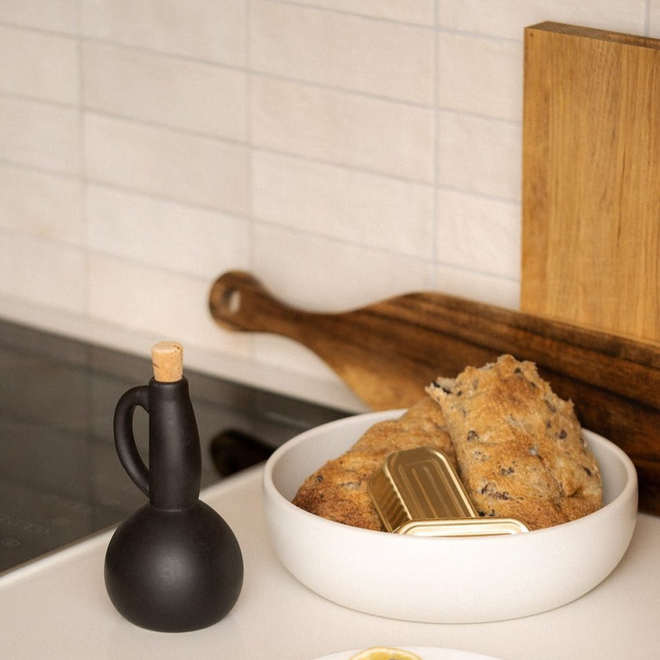 Stoneware Shallow Serving Bowl | EWA 60 oz - Saladier - boutique décoration Montreal