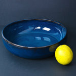 Stoneware Shallow Serving Bowl | EWA 60 oz - Saladier - boutique décoration Montreal