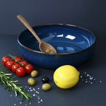 Stoneware Shallow Serving Bowl | EWA 60 oz - Saladier - boutique décoration Montreal
