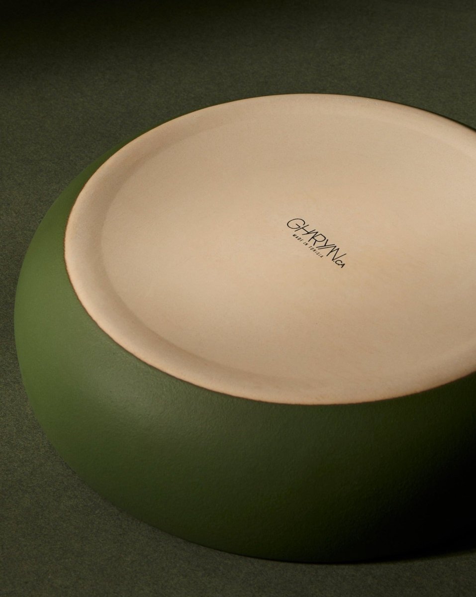 Stoneware Shallow Serving Bowl | EWA 60 oz - Saladier - boutique décoration Montreal