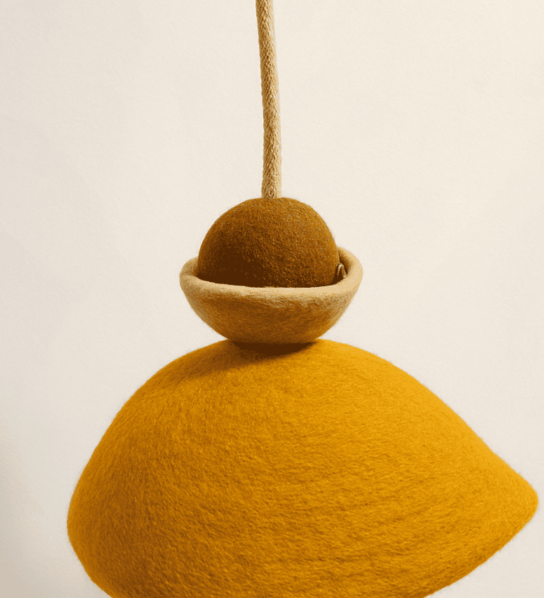 Suspension Culbuto Mix Nude/ Ocre - Light Accessories - boutique décoration Montreal