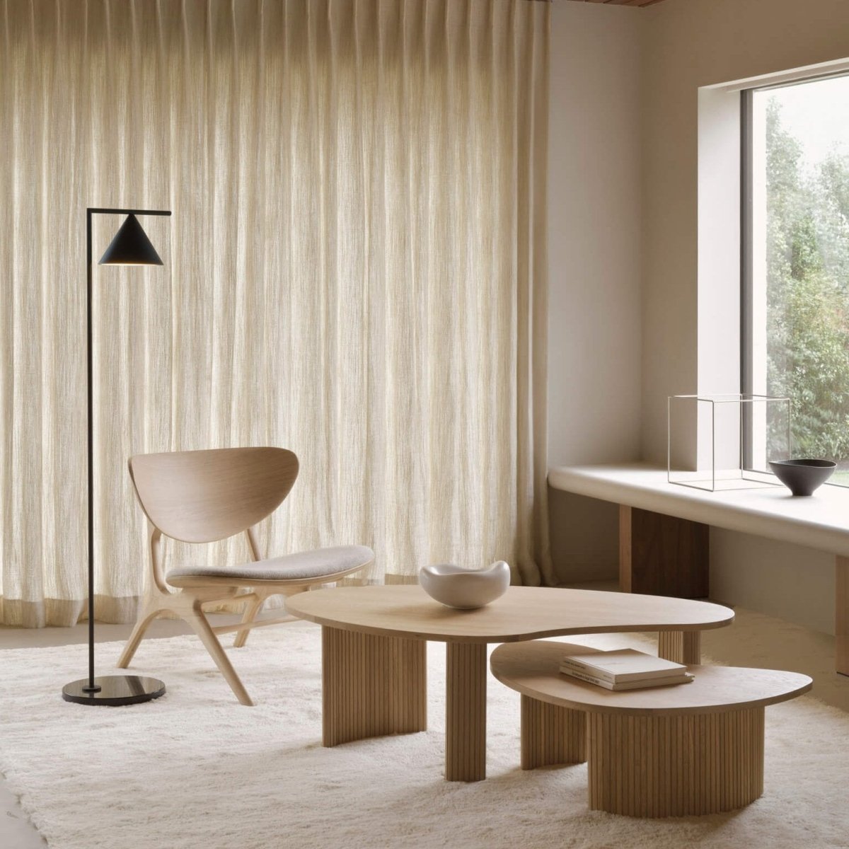 Table basse Boomerang - Chêne - boutique décoration Montreal