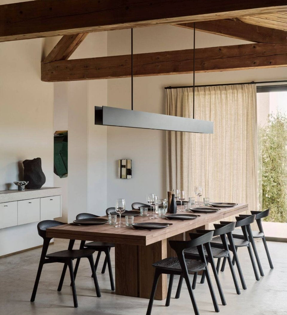 Table rallonge double - Teck - pré commande - boutique décoration Montreal