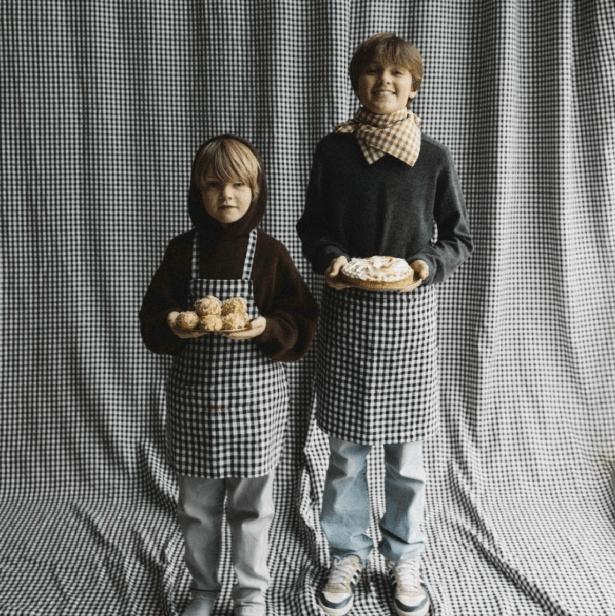 Tablier d'enfant - Vichy - boutique décoration Montreal