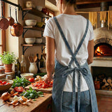 Tablier en jean - Bleu clair