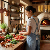 Tablier en jean - Bleu clair