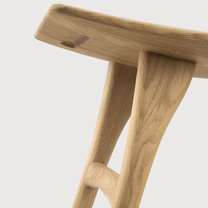 Tabouret Osso - Chêne - boutique décoration Montreal
