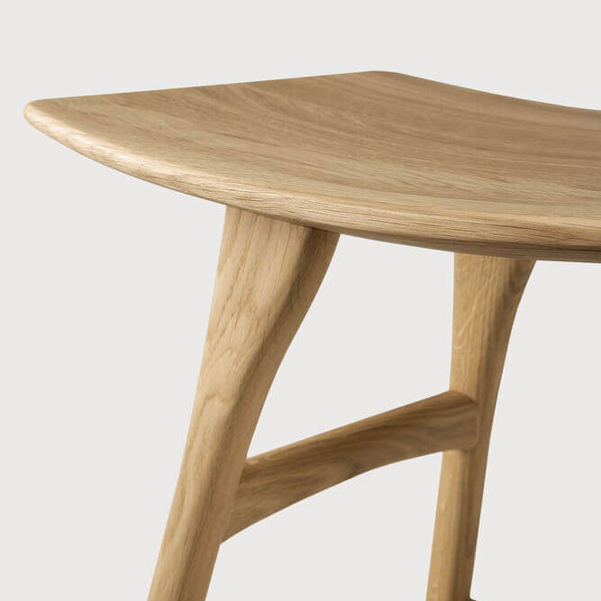 Tabouret Osso - Chêne - boutique décoration Montreal