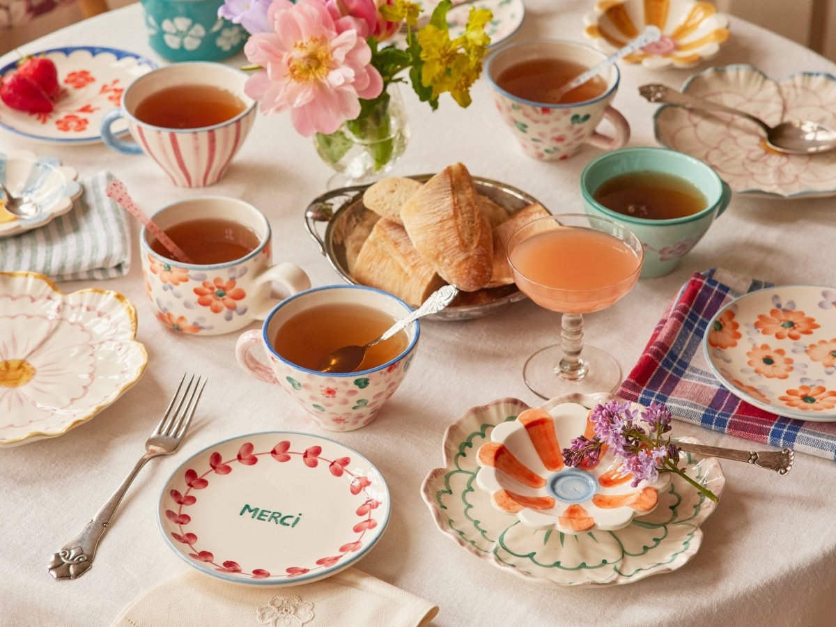 Tasse à cappuccino - peintes à la main - 200 ml - boutique décoration Montreal