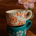 Tasse à cappuccino - peintes à la main - 200 ml - boutique décoration Montreal