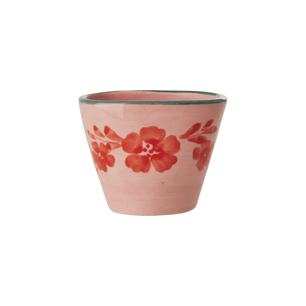 Tasse à expresso ovale - peint à la main - 70 ml - boutique décoration Montreal