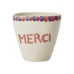 Tasse Ovale en Céramique Merci - 300 ml - boutique décoration Montreal