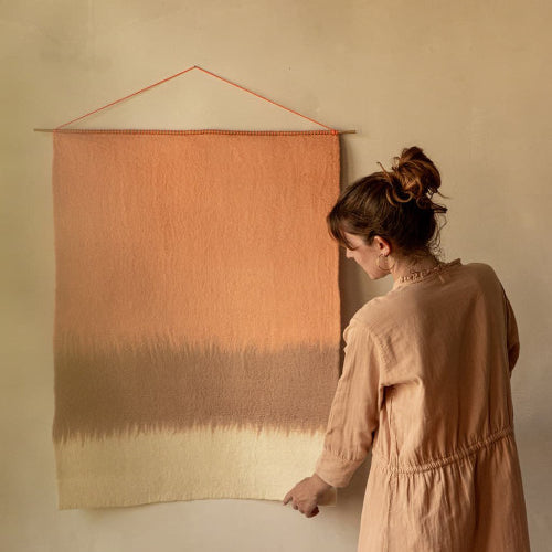 Tenture murale - Blush et pistache