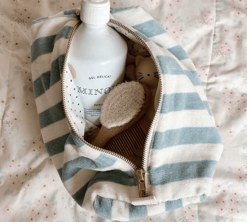 Trousse de toilette - Eponge Bleu