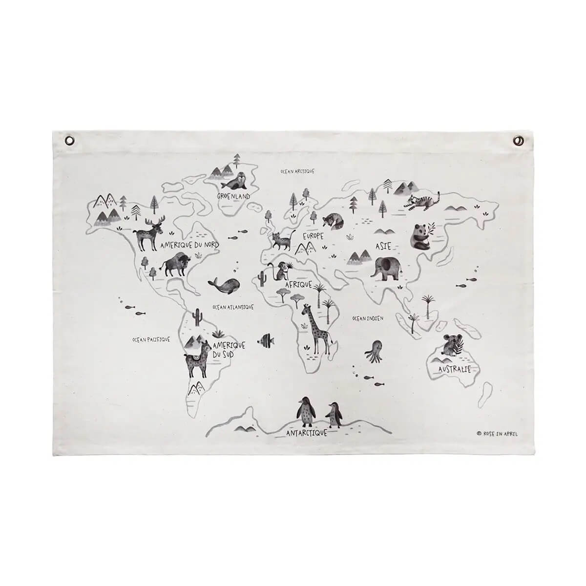 Carte du monde - boutique décoration Montreal