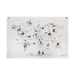 Carte du monde - boutique décoration Montreal