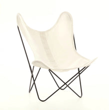Load image into Gallery viewer, chaise airborne papillon aa, coton blanc
